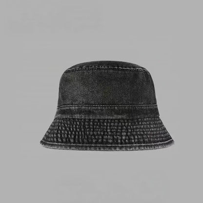 Simple Solid Color Foldable Sun Bucket Hat