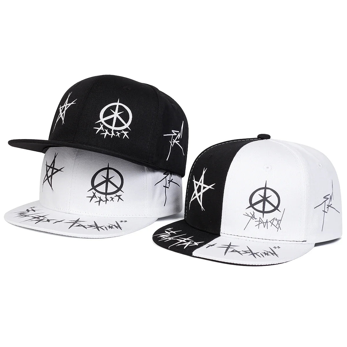 Unisex Eye Graffiti Print Hip-hop Hats
