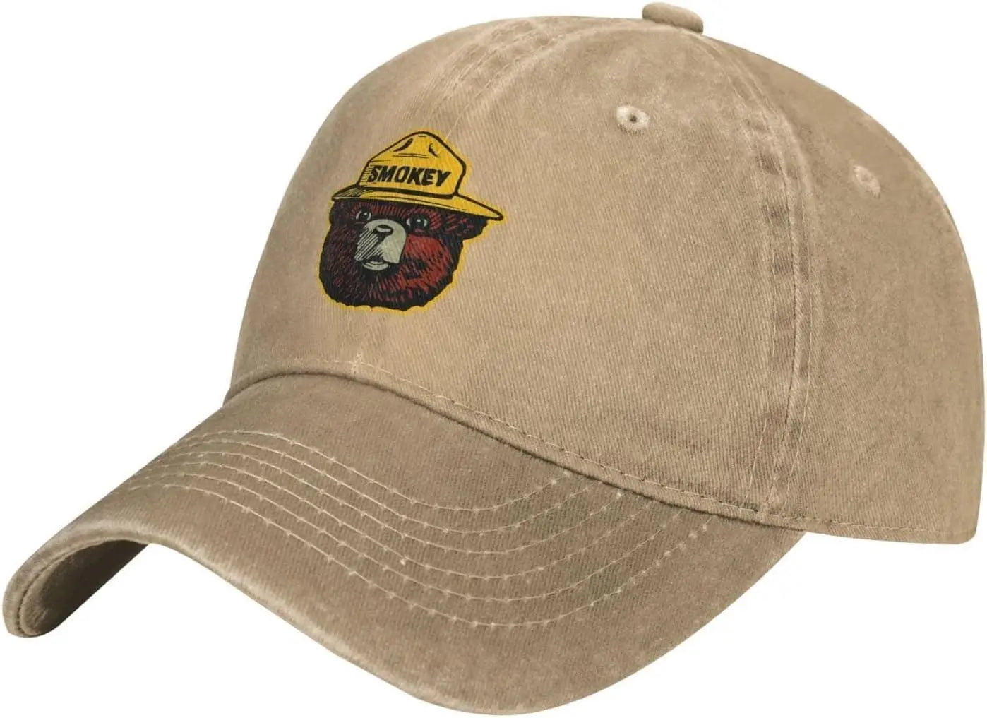 Smokey Bear Denim Trucker Baseball Cap