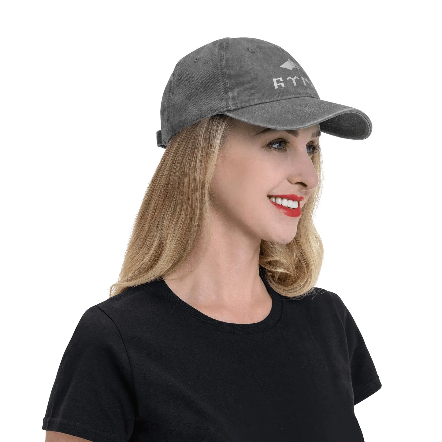 Bozkurt Song Logo Denim Adjustable Baseball Cap