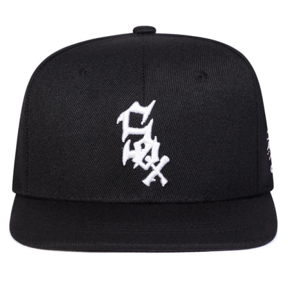 SOX Letter Embroidery Outdoor Snapback Cap