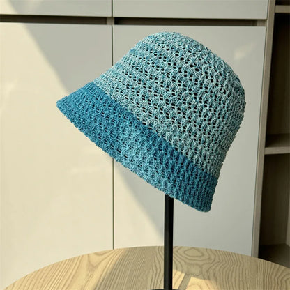 Japanese Hollow Out Summer Bucket Hat