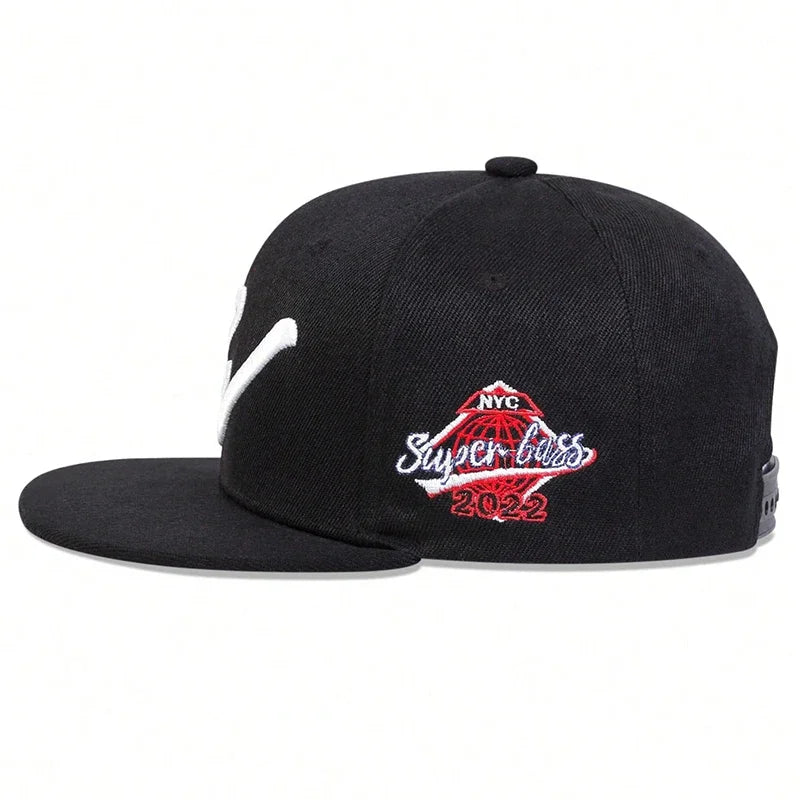 W Letter Embroidered Baseball Cap