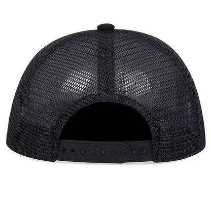 Mesh X Letter 3D Embroidered Snapback Cap
