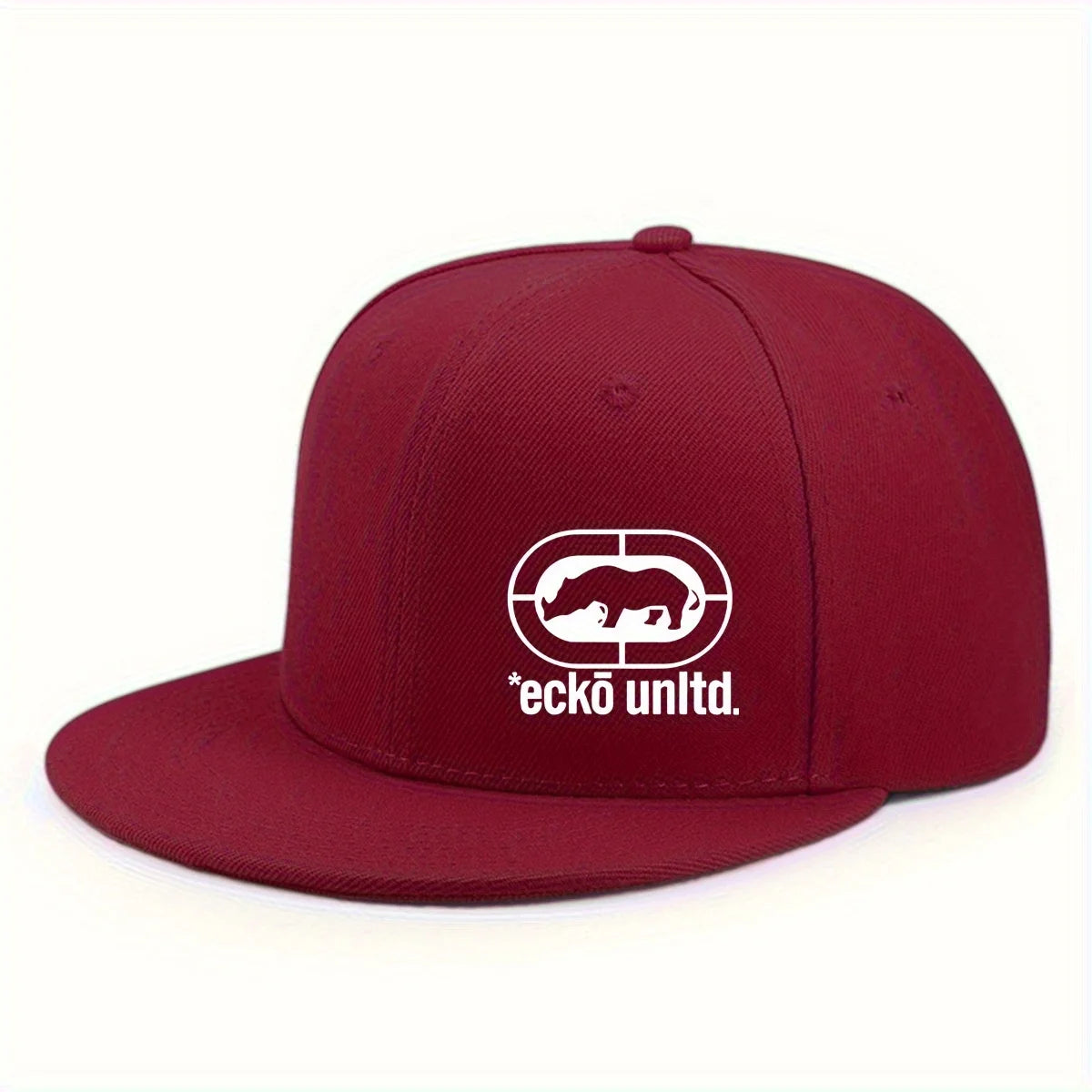 Fun Pattern Adjustable Flat Brim Baseball Hat