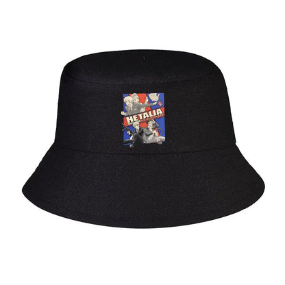 Hetalia UK Bros Retro Graphic Bucket Hat