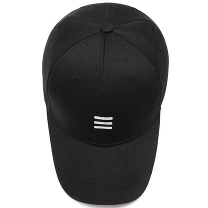 Simple Three Bars Trendy Baseball Cap