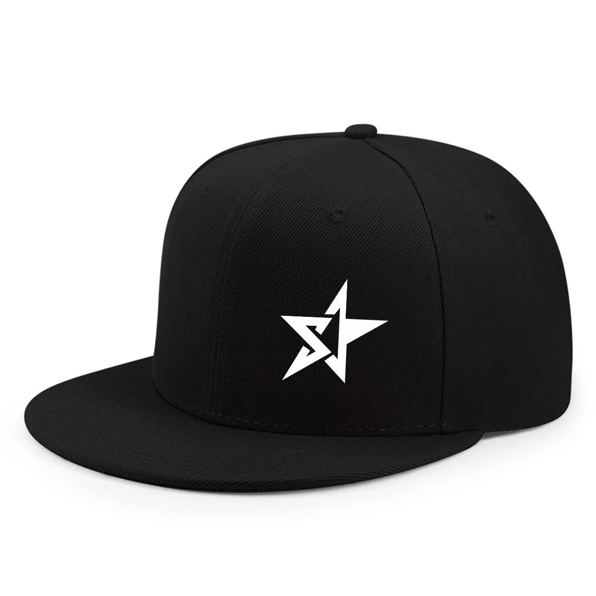 Breathable Wide Brim Hardtop Flat Brim Hip Hop Baseball Hat