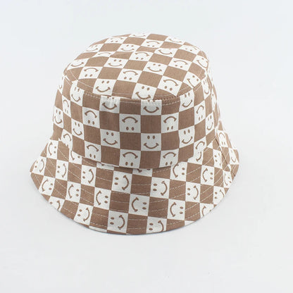 Kids Cotton Cartoon UV Sun Bucket Hat