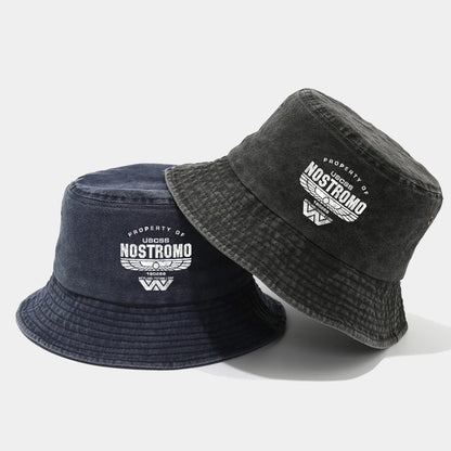 Nostromo Printed Washed Retro Sunshade Fisherman Hat