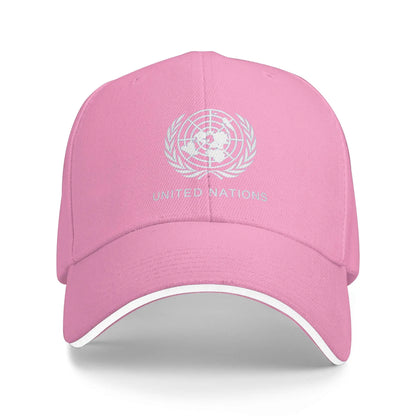 United Nations Print Y2K Sport Baseball Cap