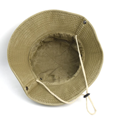 Four Season Solid Cotton Unisex Bucket Hat
