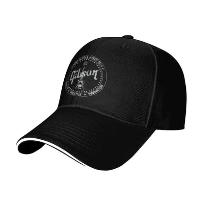 Gibson Guitar Cartoon Baseball Cap