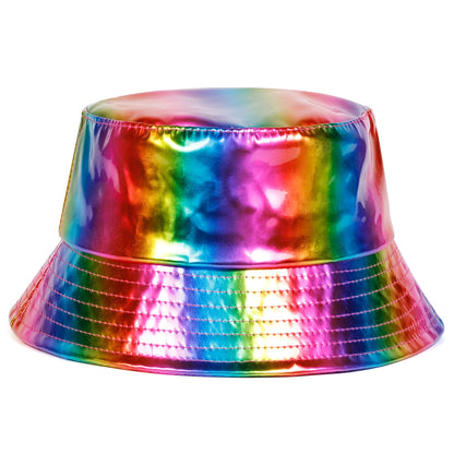PVC Colorful Personality Bucket Hat