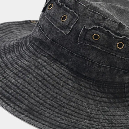 Solid Cotton Four Seasons Bucket Hat