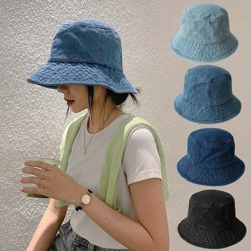 New Denim Fisherman Hat