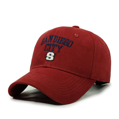 Wide Brim Face-Slimming Baseball Cap