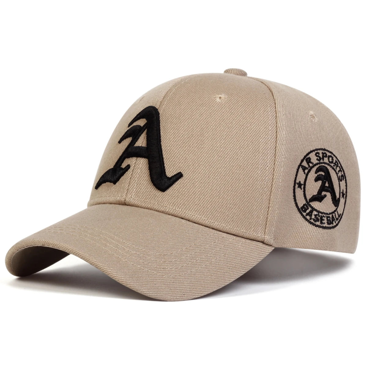 Unisex Gothic Letter A Embroidery Baseball Caps