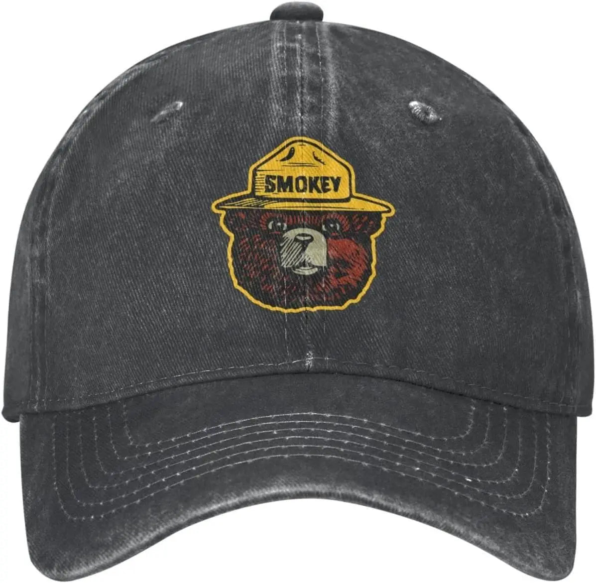 Smokey Bear Denim Trucker Baseball Cap
