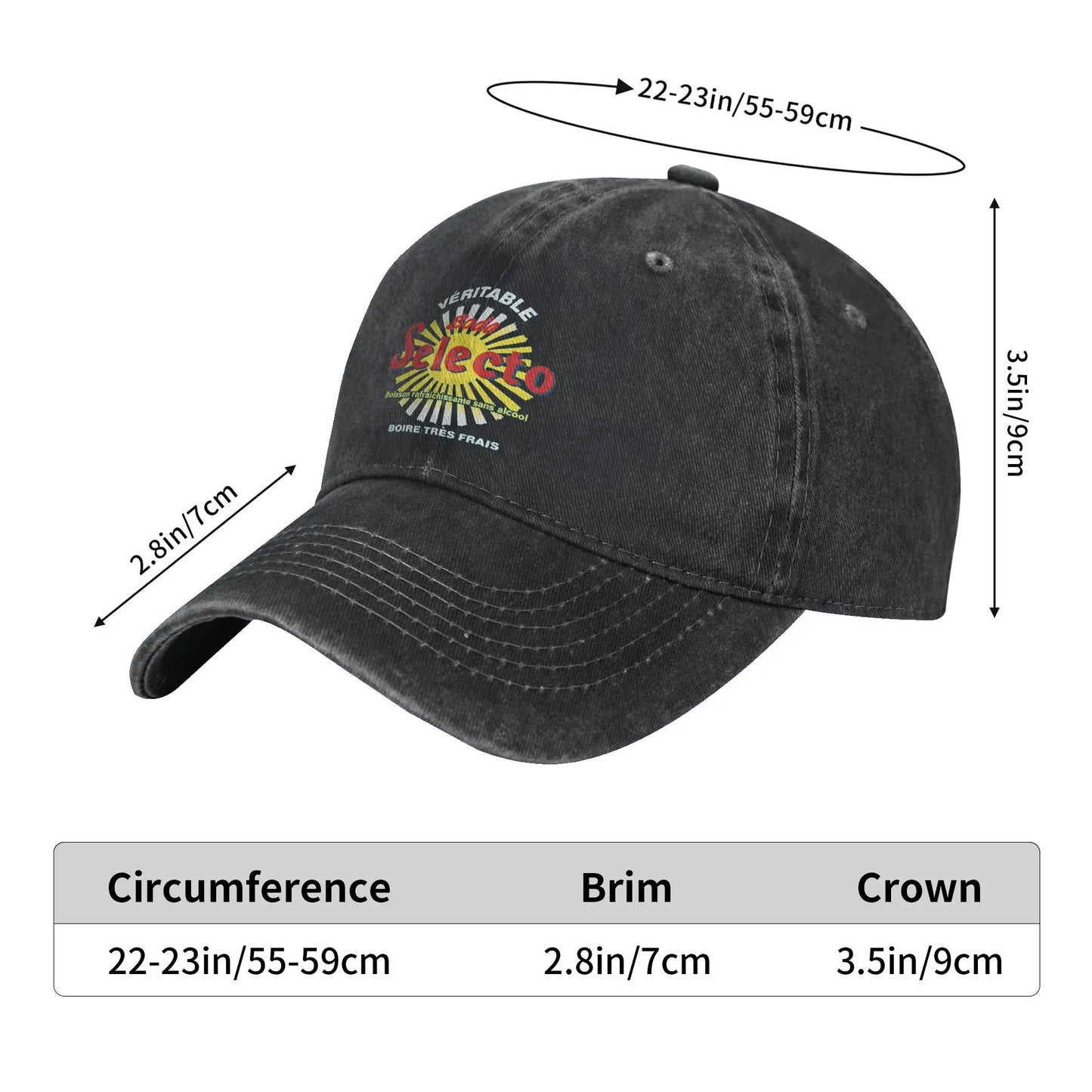 Selecto Algeria Soda Water Streetwear Baseball Cap