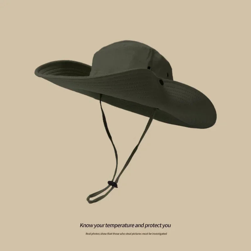 Unisex UV Protection Bucket Hat – Wide Brim Sun Cap