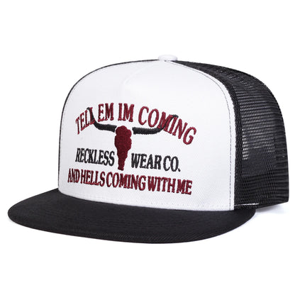 Embroidery Baseball Net Hats Spring Summer