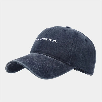 Four Seasons Cotton Letter Casquette Baseball Cap