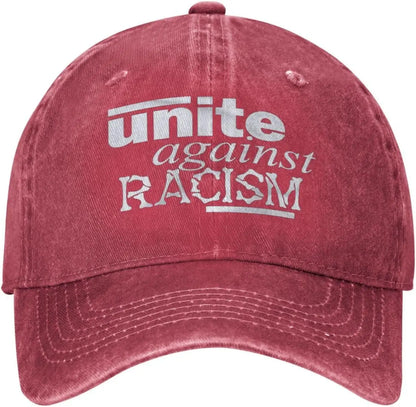 Unite Against Racism Cotton Distressed Baseball Cap