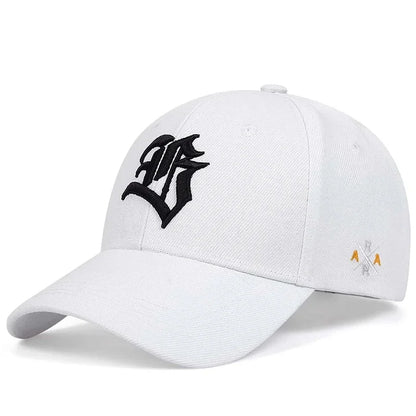 Unisex B Letter Embroidery Baseball Cap