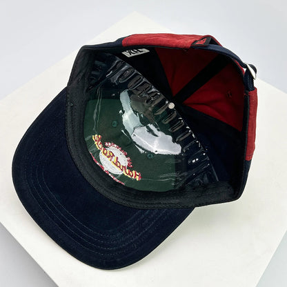 Retro Color Block Letter Embroidery Hip Hop Cap