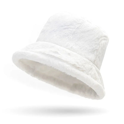Cozy Faux Fur Winter Bucket Hat