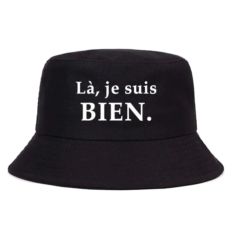 France BIEN Print Reversible Cotton Bucket Hat