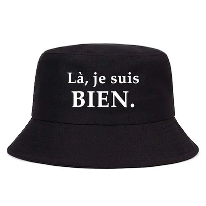 France BIEN Print Reversible Cotton Bucket Hat