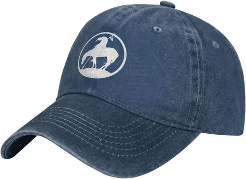 Native American Rider Silhouette Vintage Baseball Cap