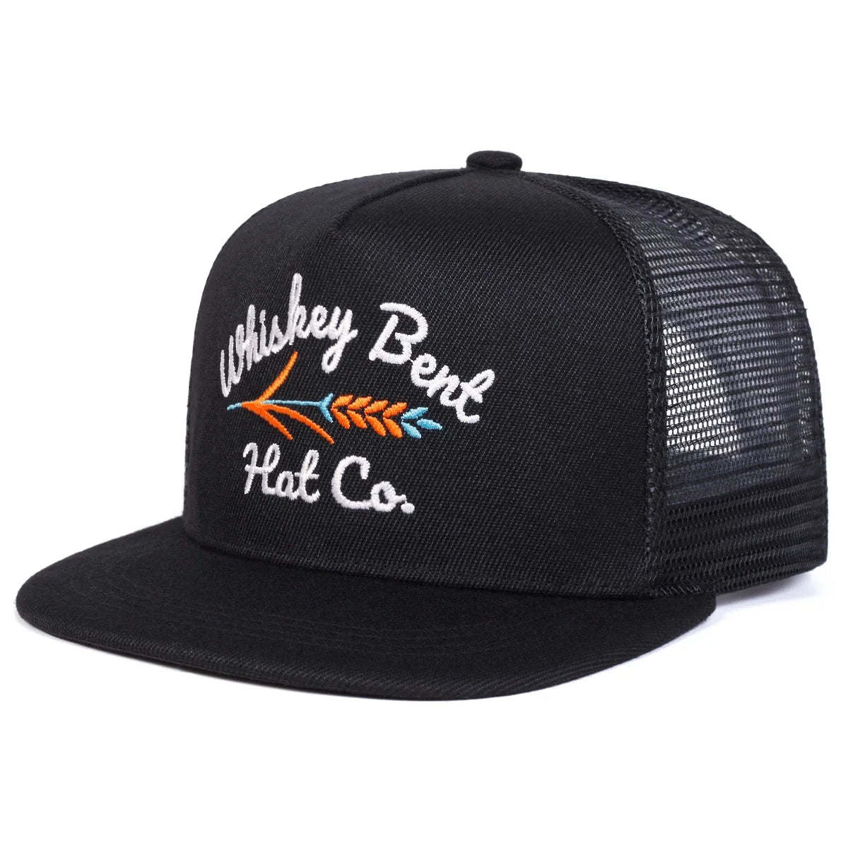 Unisex Whiskey Bent Embroidery Hip Hop Snapback Cap