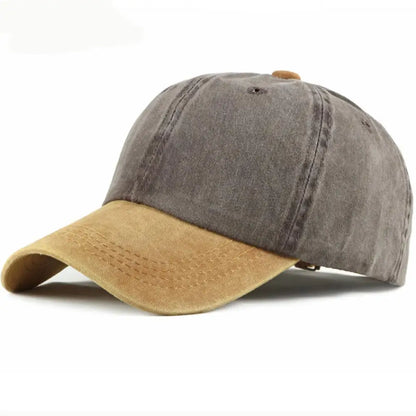Classic Patchwork Cotton Snapback Baseball Cap