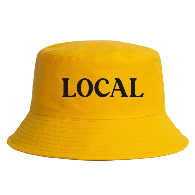 Minimalist Local Urban Retro Cotton Bucket Hat