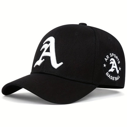 Unisex Gothic A Embroidered Hip Hop Baseball Cap