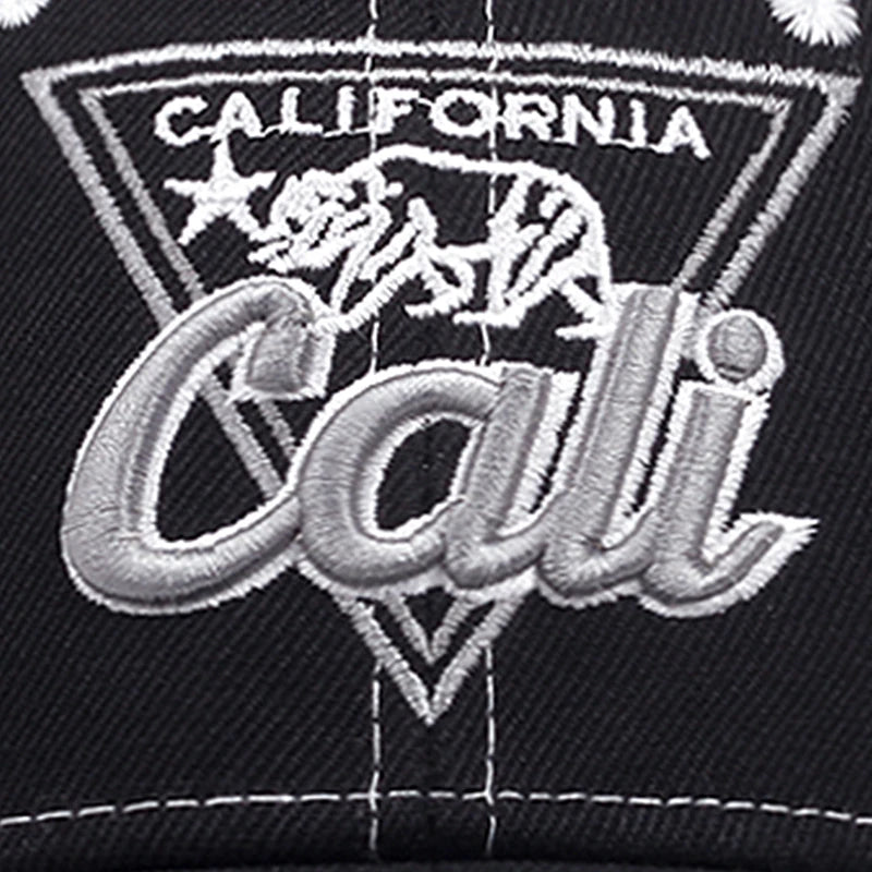 California Bear Embroidery Baseball Cap