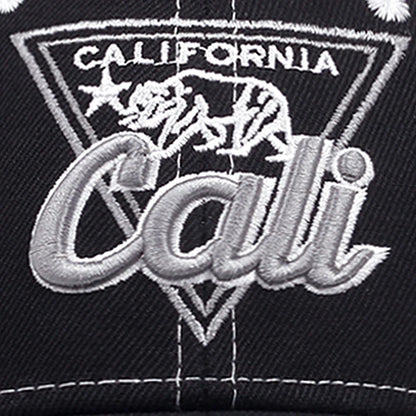 California Bear Embroidery Baseball Cap