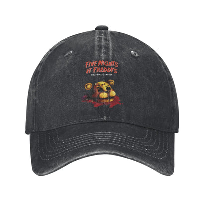Vintage FNAF Distressed Cotton Baseball Cap