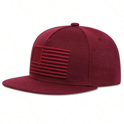 American Flag Kids Snapback Cap