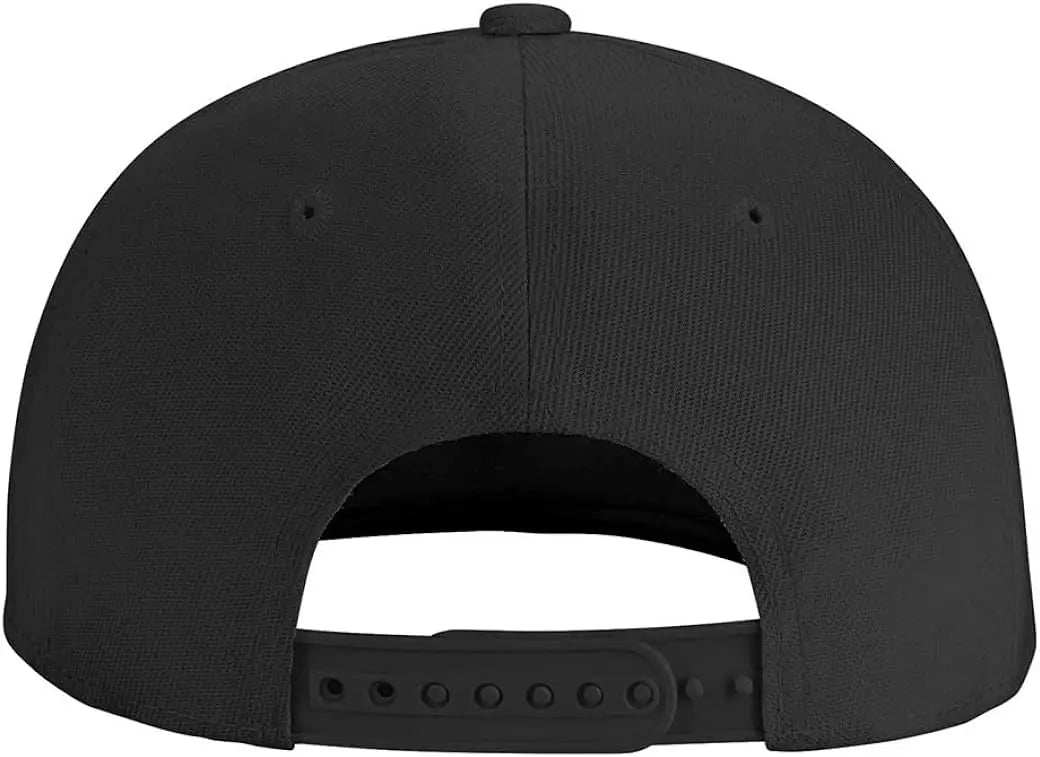 Christian Cross Embroidered Flat Brim Snapback Cap