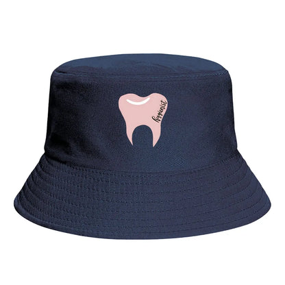 Dental Hygienist Pastel Tooth Winter Bucket Hat
