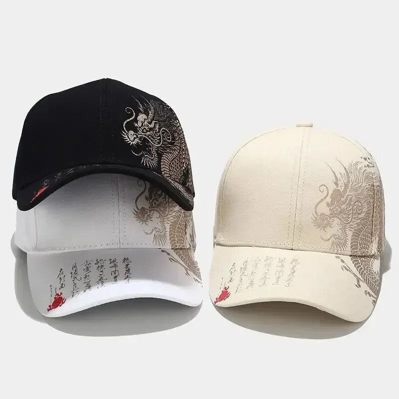 Chinese Dragon Pattern Hip Hop Baseball Cap