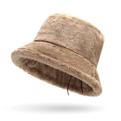 Cozy Faux Fur Winter Bucket Hat