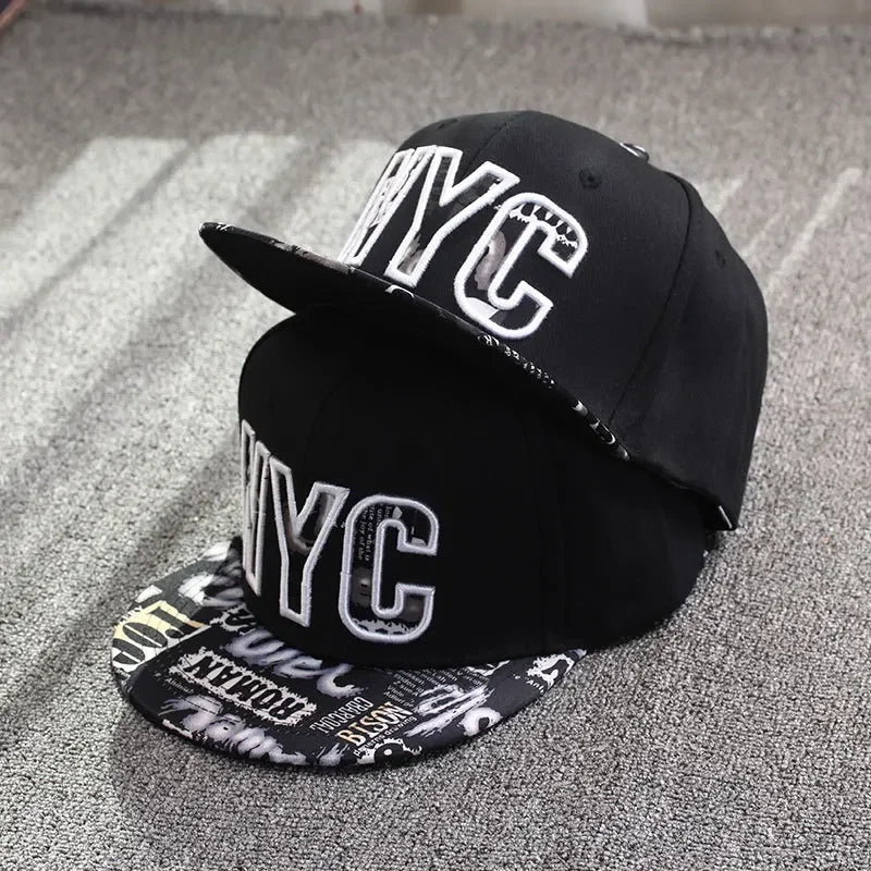 Letter Embroidery Hip Hop Snapback Baseball Cap