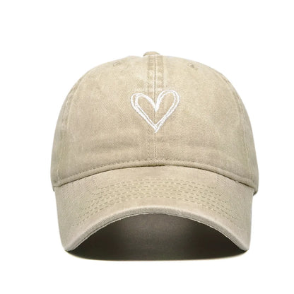 Print Minimalist Retro Washed Baseball Cap