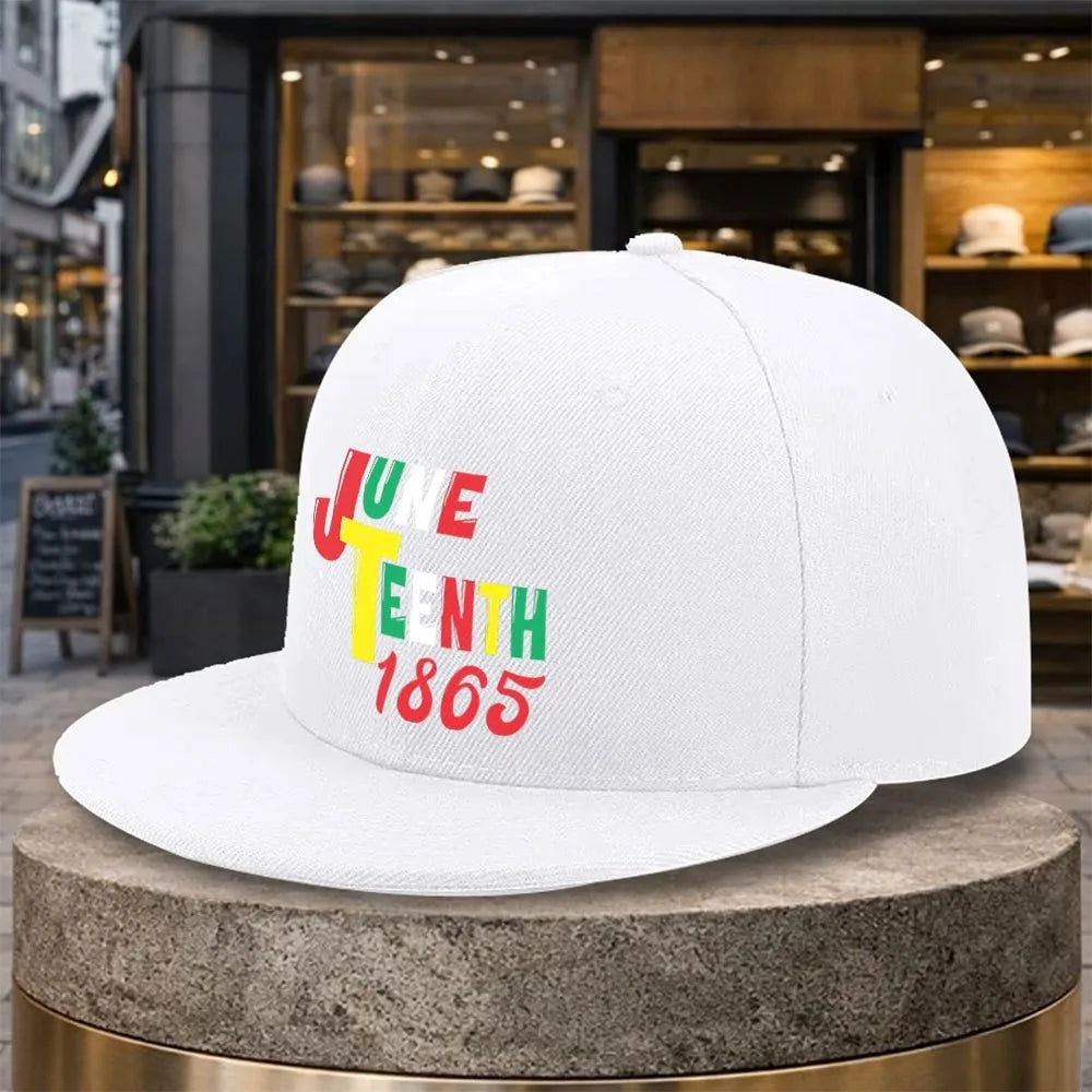 Juneteenth 1865 Streetwear Adjustable Snapback Cap