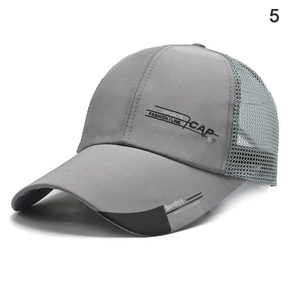 Unisex Mesh Ponytail Snapback Baseball Cap